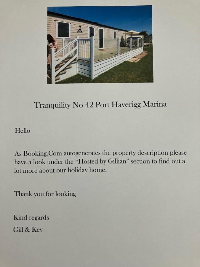 Tranquility No 42 Port Haverigg Marina Millom Esterno foto